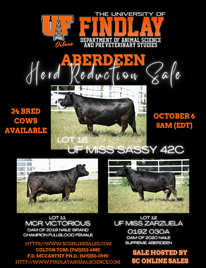 Herd Reduction Sale